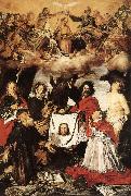 SERODINE, Giovanni Coronation of the Virgin with Saints  a oil painting on canvas